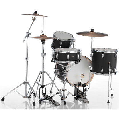 Pearl Midtown 4-Piece Compact Drum Kit in Matte Black
