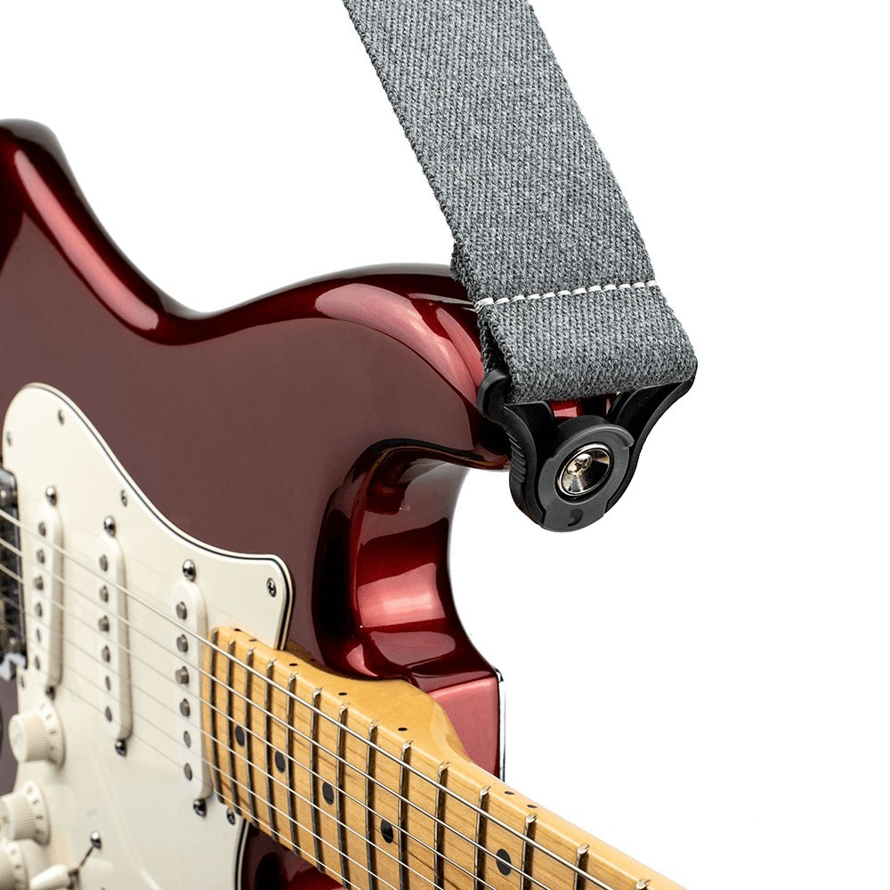 D’Addario Auto Lock Guitar Strap in Skater Grey