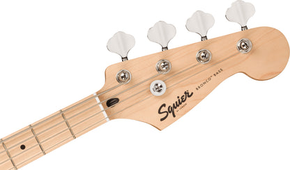 Squier Sonic Bronco Bass, Maple Fingerboard in Tahitian Coral