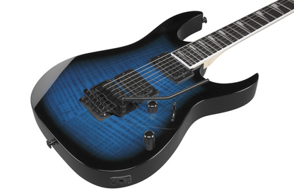 Ibanez GIO RG320FA Electric Guitar in Transparent Blue Sunburst