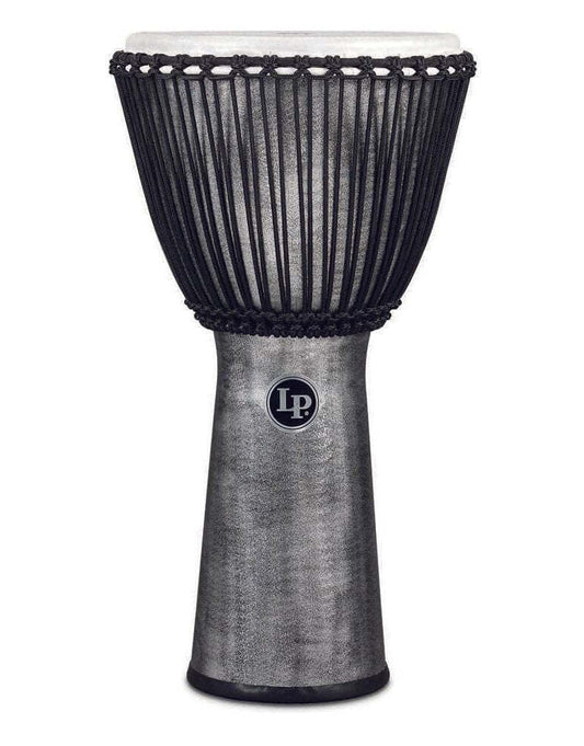Latin Percussion LP725G World Beat FX 12 1/2" Rope Tuned Djembe in Grey