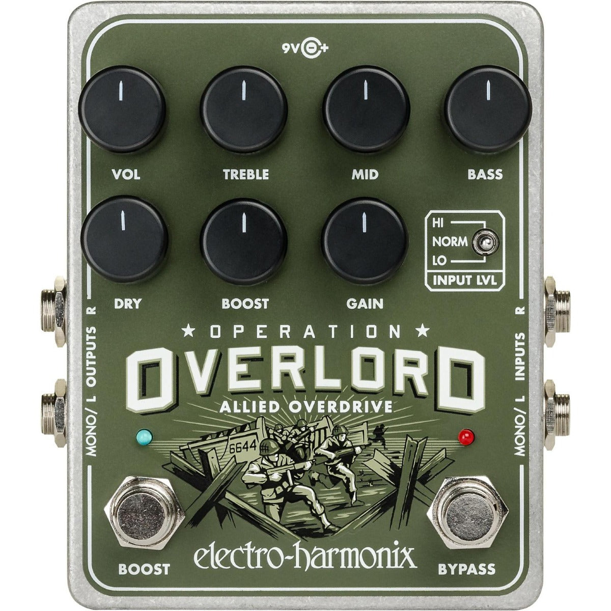 Electro Harmonix Operation Overlord Allied Overdrive Pedal