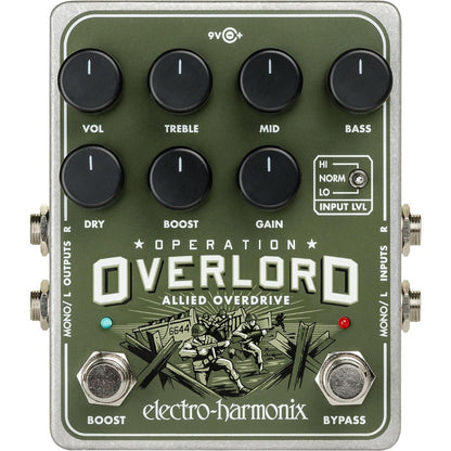 Electro Harmonix Operation Overlord Allied Overdrive Pedal