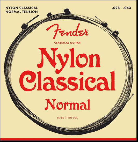Fender 130 Classical Nylon Ball End Guitar Strings  28-43 Gauge