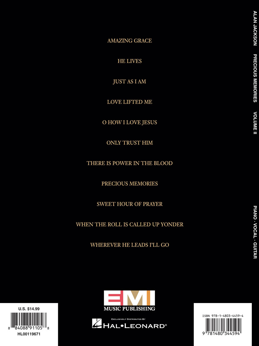 Alan Jackson Precious Memories Volume II PVG