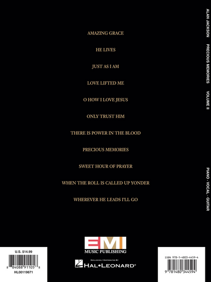 Alan Jackson Precious Memories Volume II PVG