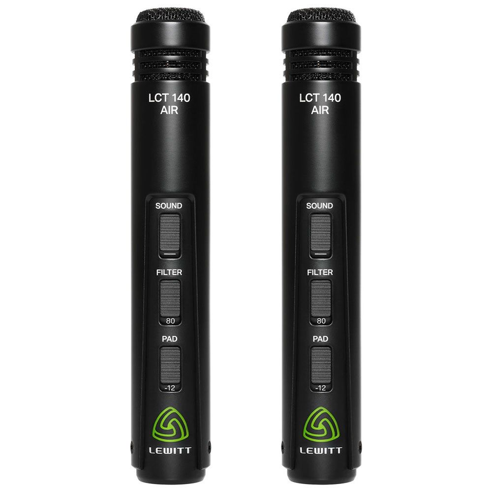 Lewitt LCT 140 AIR Stereo Pair Small Diaphragm Condenser Microphones