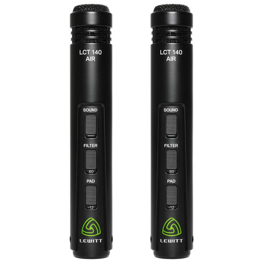 Lewitt LCT 140 AIR Stereo Pair Small Diaphragm Condenser Microphones