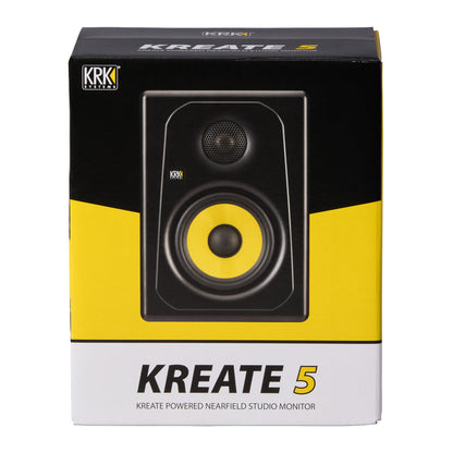 KRK Kreate 5 Active 5" Two-Way Studio Reference Monitor (Single) | EX-DEMO