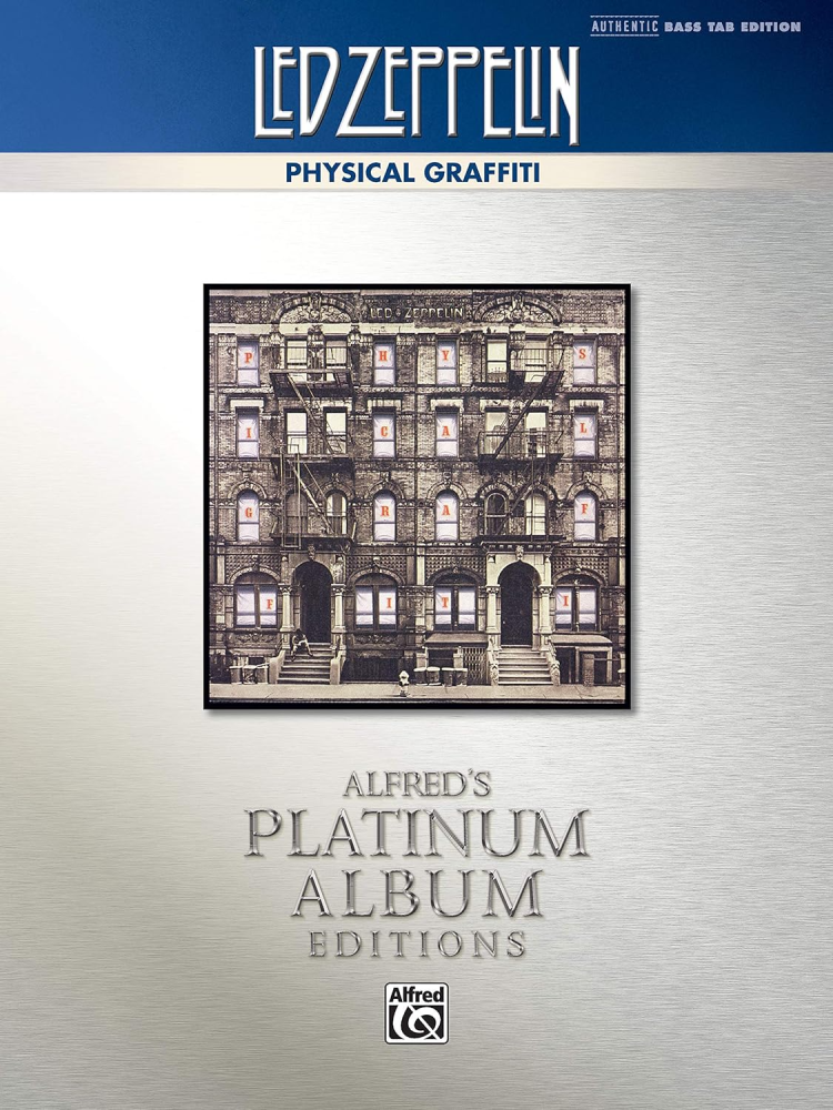 Led Zeppelin Physical Graffiti Authentic Bass TAB Edition Platinum Album