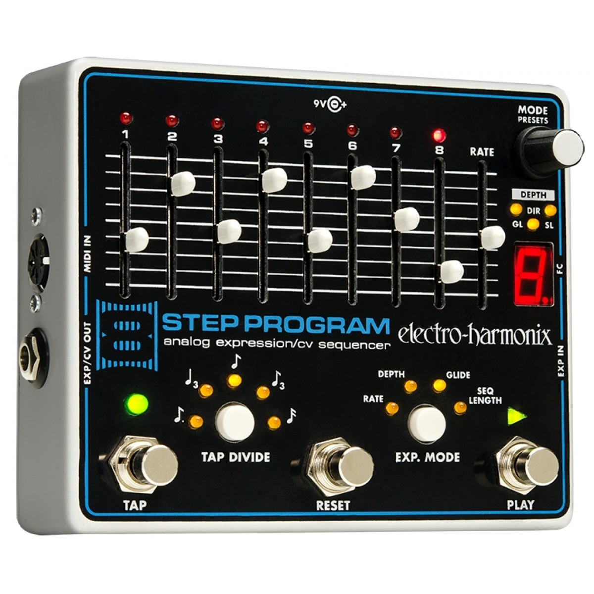 Electro Harmonix 8 Step Program Analog Expression Sequencer Pedal