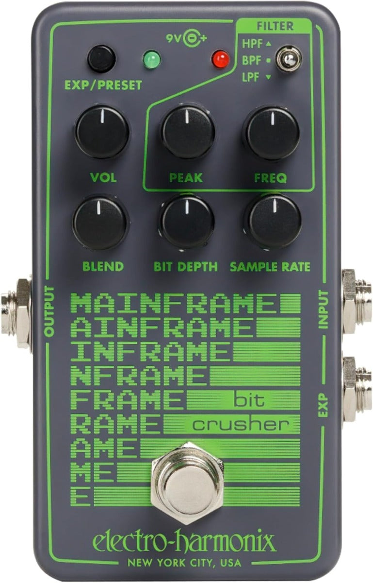 Electro Harmonix Mainframe Bit Crusher Pedal