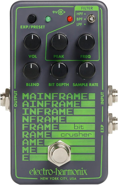 Electro Harmonix Mainframe Bit Crusher Pedal