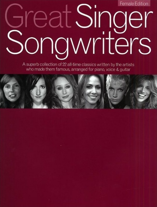 Great Singer Songwriters Female Edition PVG
