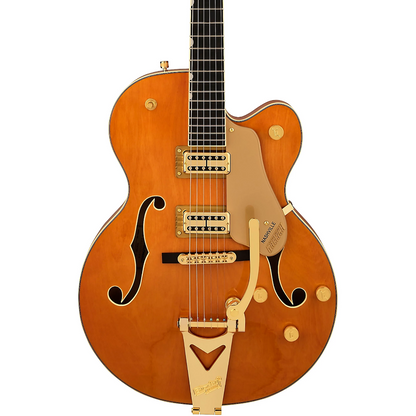 Gretsch Synchromatic Nashville Hollow Body Single-Cut with Bigsby Electric Guitar in 50's Orange Stain