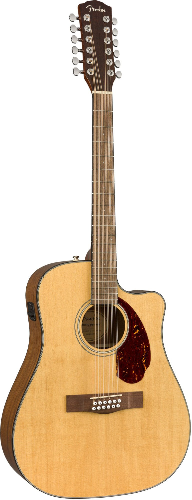 Fender CD 140SCE 12 String, Walnut Fingerboard in Natural