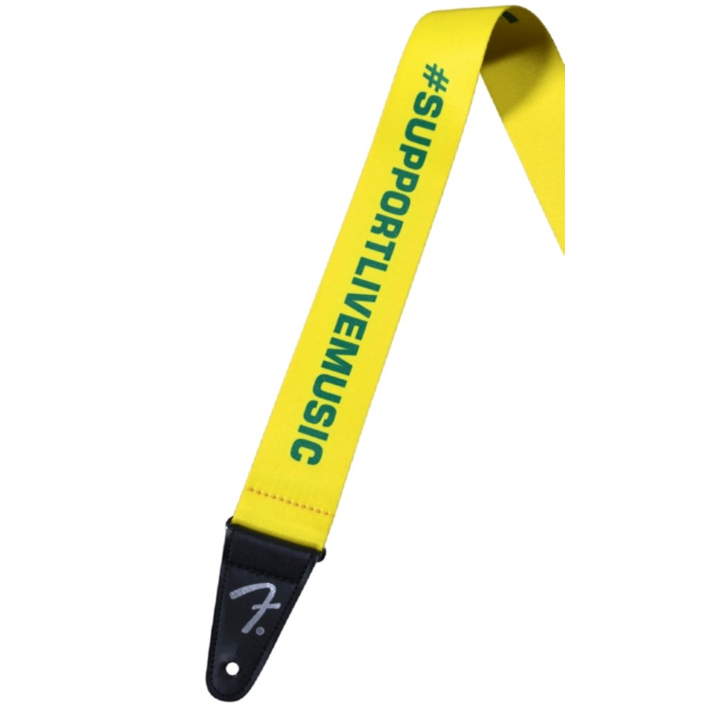 Fender FSR Support Act Charity Strap in Yellow & Green