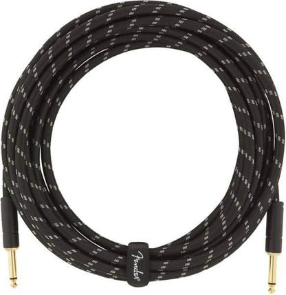 Fender Deluxe Series Instrument Cable 18.6ft in Black Tweed