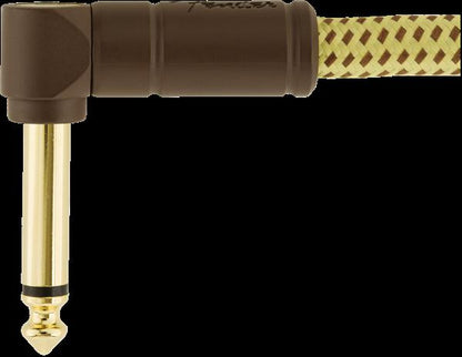 Fender Deluxe Series 10' Instrument Cable in Tweed