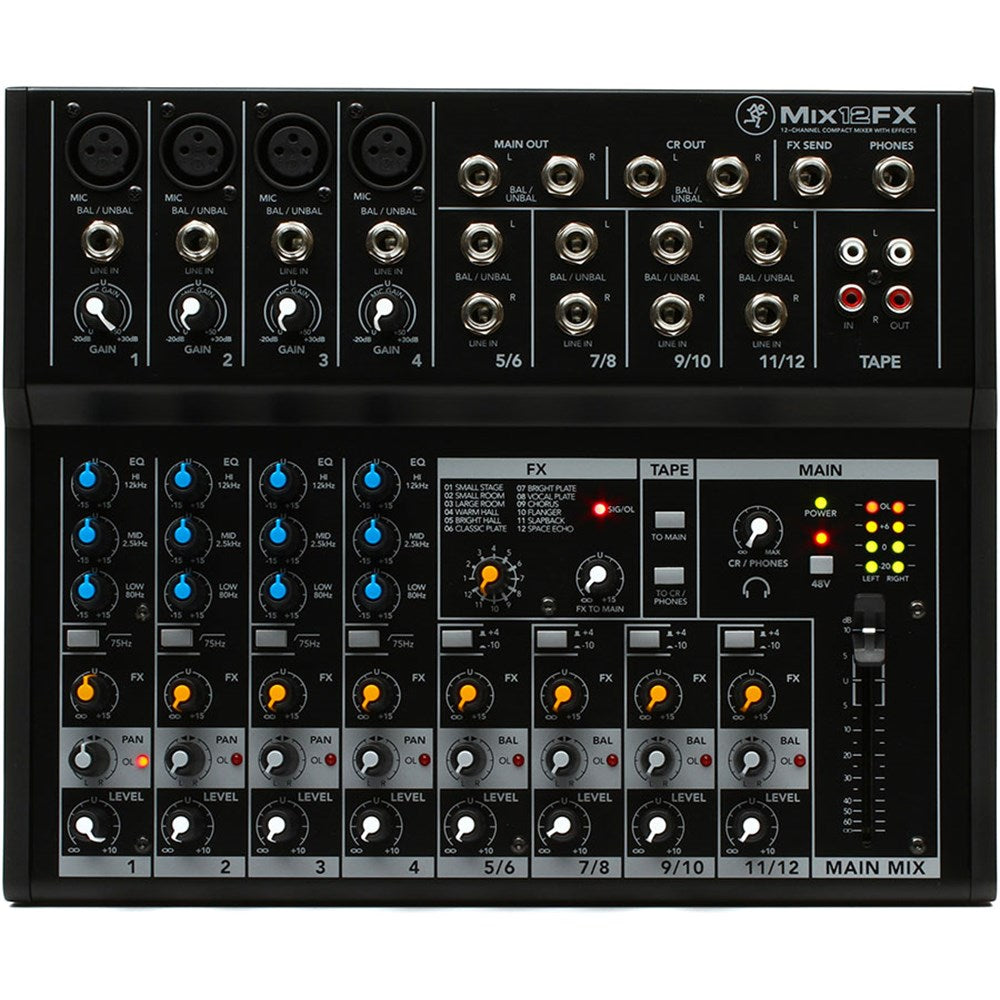 Mackie MIX12FX 12 Channel Compact Mixer | EX-DEMO