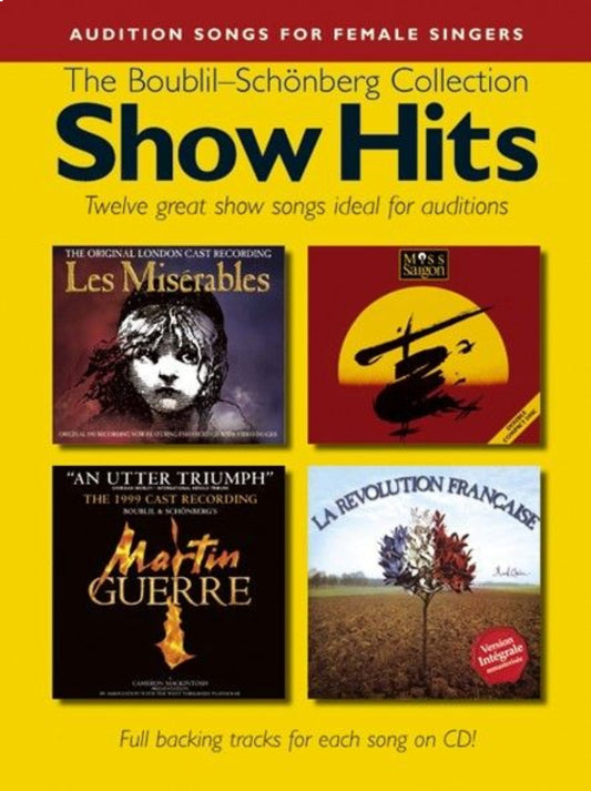 Audition Songs for Female Singers Show Hits BK/CD