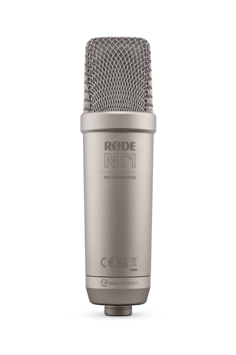 RODE NT1 5th Generation Studio Condenser Microphone in Silver