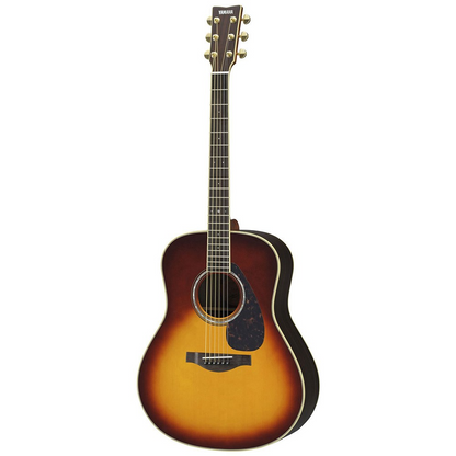 Yamaha LL6ARE Jumbo Acoustic Electric Guitar in Brown Sunburst
