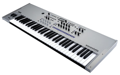 KORG wavestate SE 61 Note Wave Sequencing Synthesizer with Case Platinum