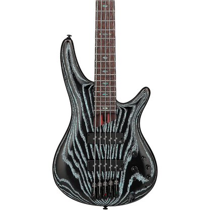 Ibanez SR1325SB Premium 5-String Electric Bass Guitar in Aqua Wave Low Gloss