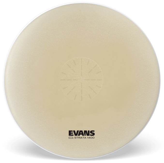 Evans Strata 1400  Power Center Reverse Dot Concert 40" Bass Drum Head