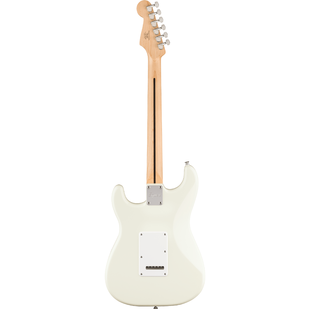Squier FSR Squier Sonic Stratocaster, Maple Fingerboard, White Pickguard in Arctic White