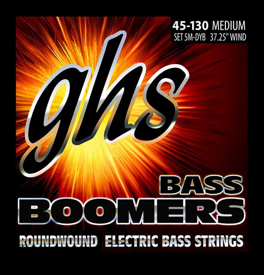 GHS 5M-DYB Bass Boomers Guitar Strings 45-130 Gauge