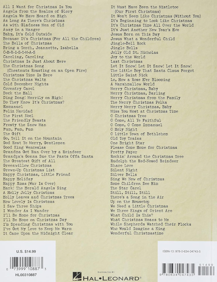 Budget Books Christmas Songs PVG