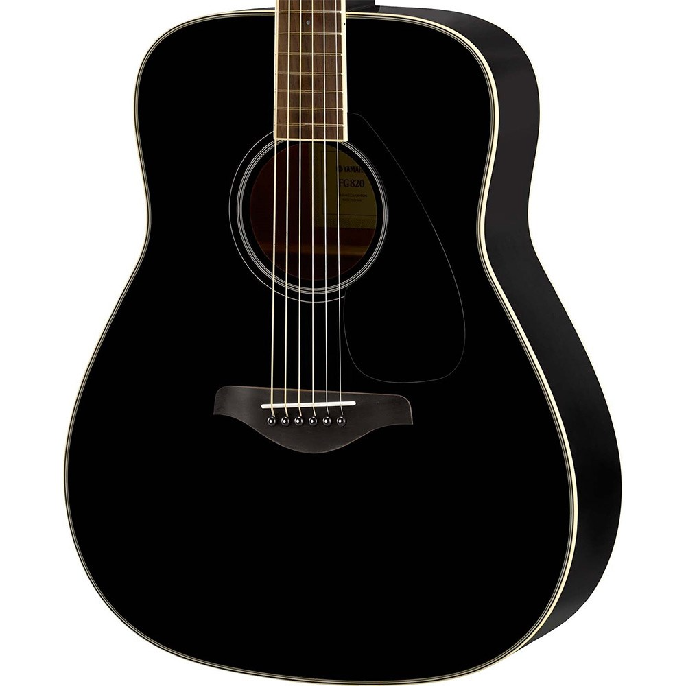 Yamaha FG820 Acoustic Guitar in Black