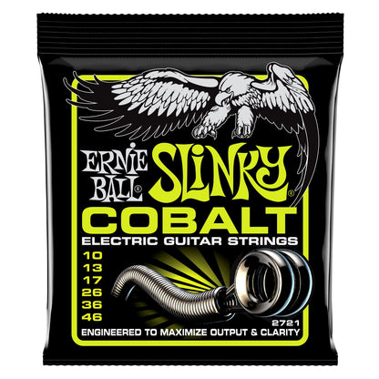 Ernie Ball Regular Slinky Cobalt Electric Guitar Strings 10-46
