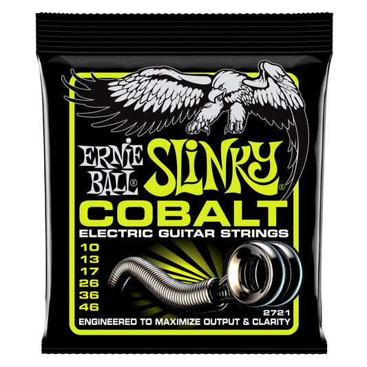 Ernie Ball Regular Slinky Cobalt Electric Guitar Strings 10-46
