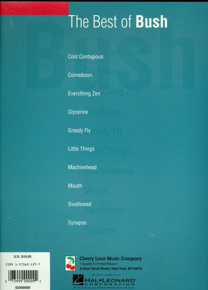 The Best Of Bush Guitar Tab