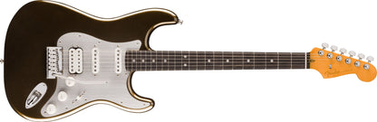 Fender American Ultra II Stratocaster HSS, Ebony Fingerboard in Texas Tea