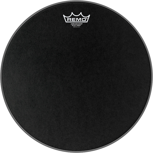 Remo Ambassador Black Suede 14" Drum Head