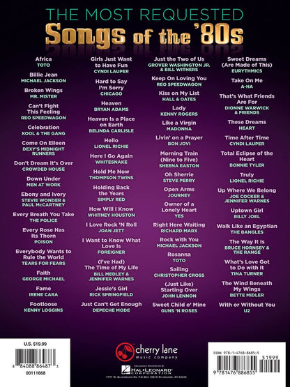 The Most Requested Songs Of The 80s PVG