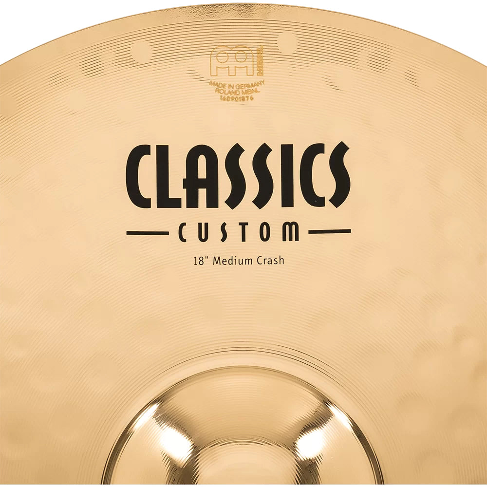 Meinl Cymbals Classics Custom Brilliant 18" Medium Crash