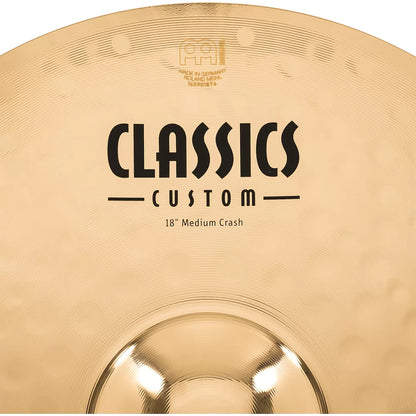 Meinl Cymbals Classics Custom Brilliant 18" Medium Crash