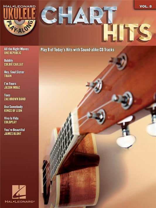 Chart Hits Ukulele Play Along Volume 8 Bk/Cd