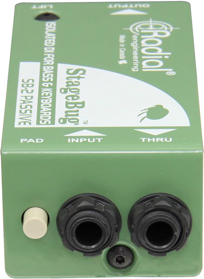 Radial StageBug SB-2 1-channel Passive Instrument Direct Box