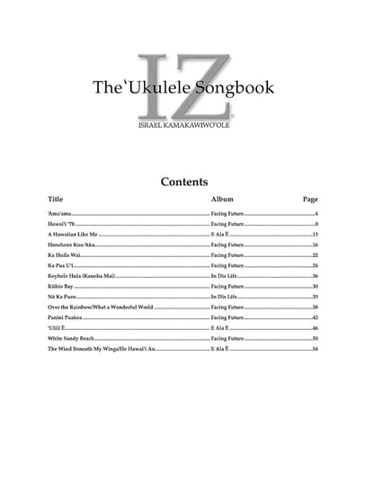 Iz The Ukulele Songbook TAB
