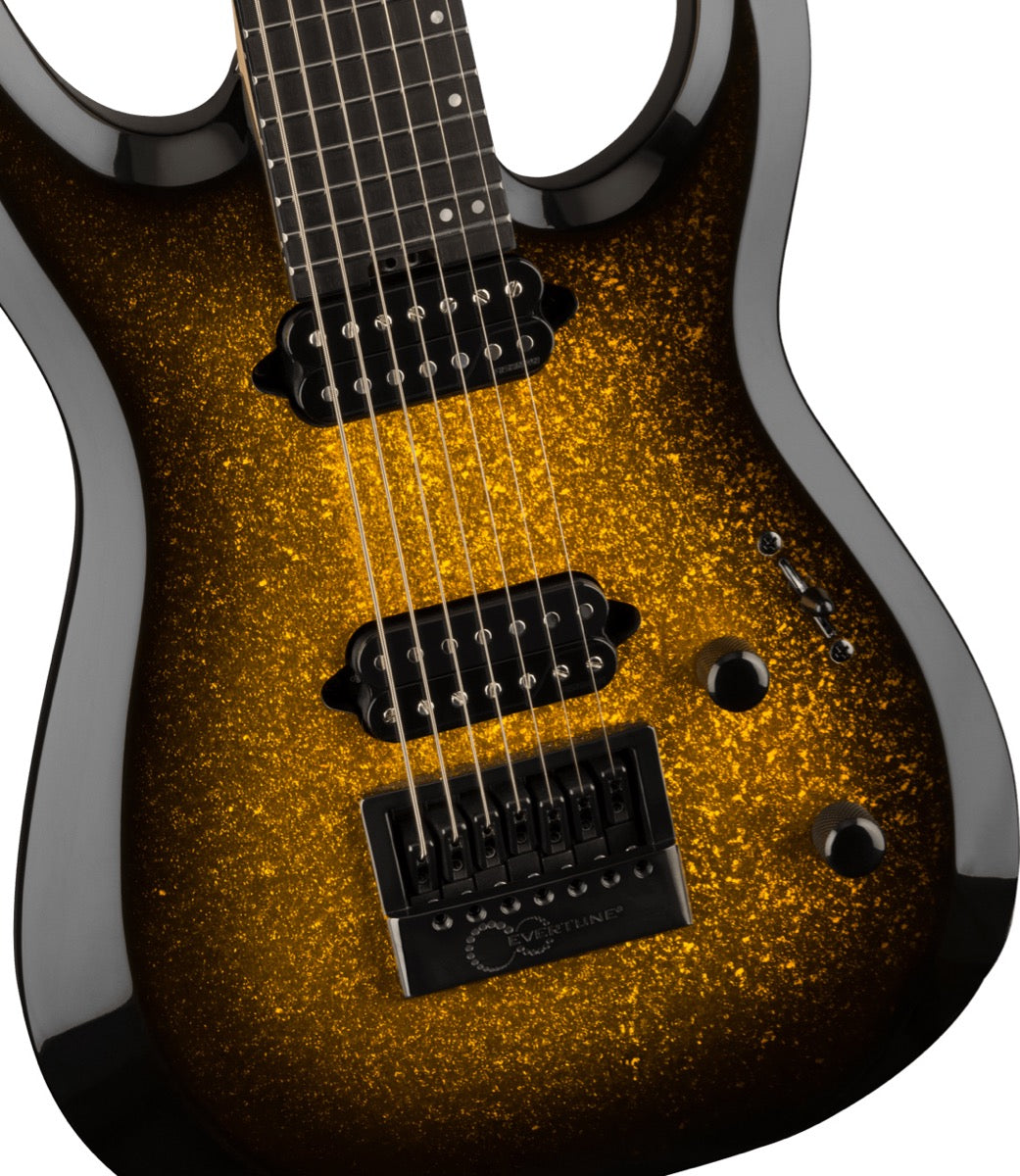 Jackson Pro Plus Series DK Modern Evertune 7  7 String in Gold Sparkle