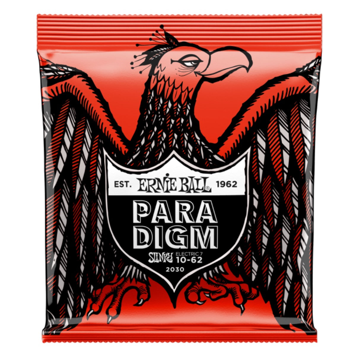 Ernie Ball SKINNY TOP HEAVY BOTTOM SLINKY PARADIGM 7 STRING ELECTRIC GUITAR STRINGS 10-62 GAUGE