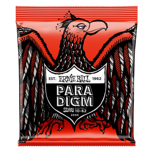 Ernie Ball SKINNY TOP HEAVY BOTTOM SLINKY PARADIGM 7 STRING ELECTRIC GUITAR STRINGS 10-62 GAUGE