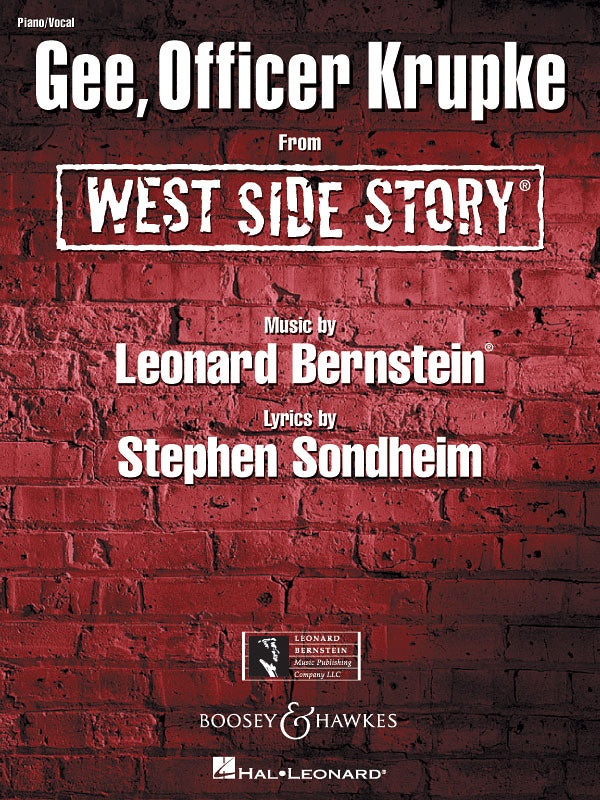 Gee Officer Krupke From West Side Story PV