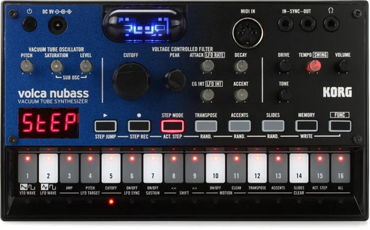 KORG Volca NuBass Vacuum Tube Synthesizer